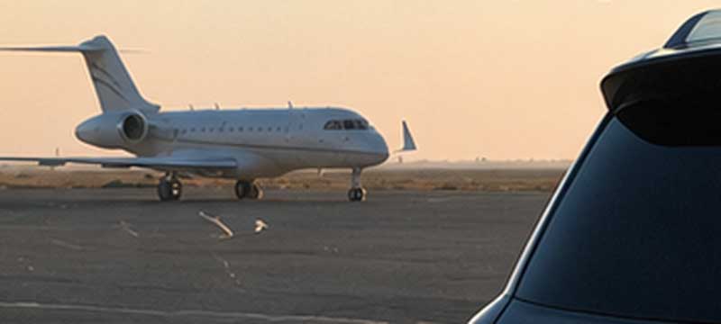 Airport reception during a mission in Damascus