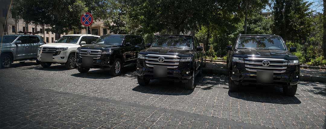 ASP Group armoured vehicles in Damascus